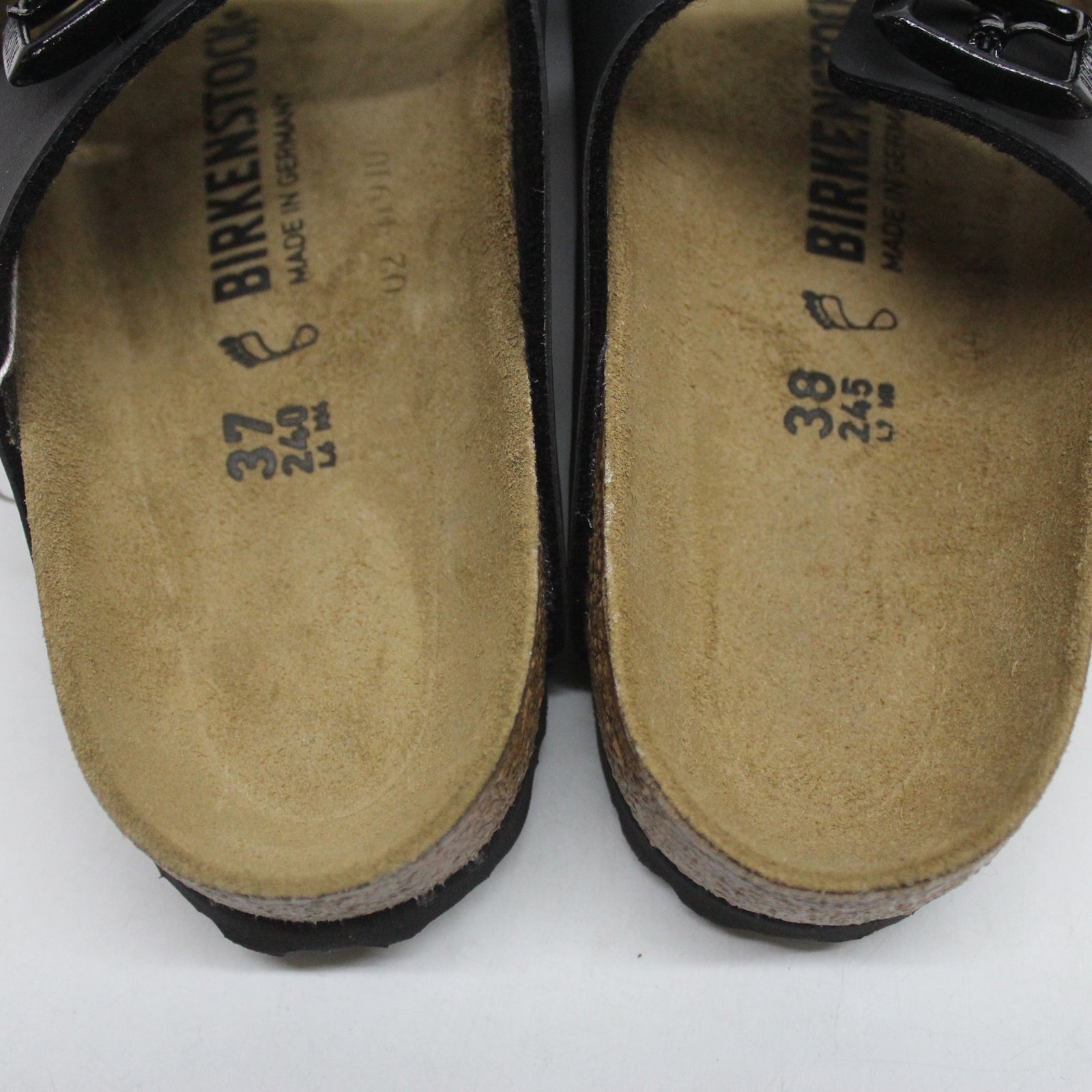 Birkenstock Arizona 51791 Birko-Flor Unisex Sandals - Black - 38#color_black