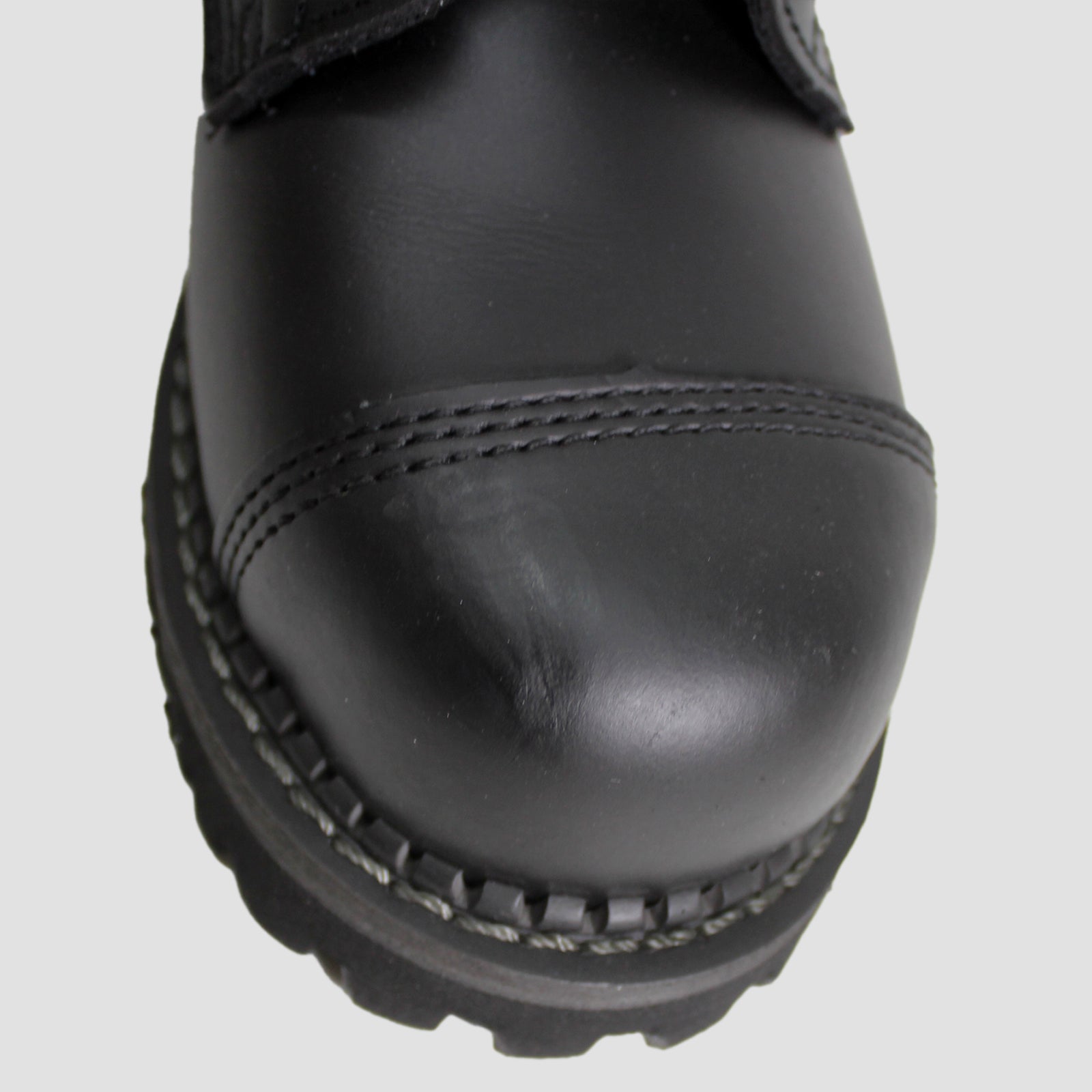 Grinders Stag CS STAG CS DERBY BOOT Leather Unisex Boots - Black - 4#color_black