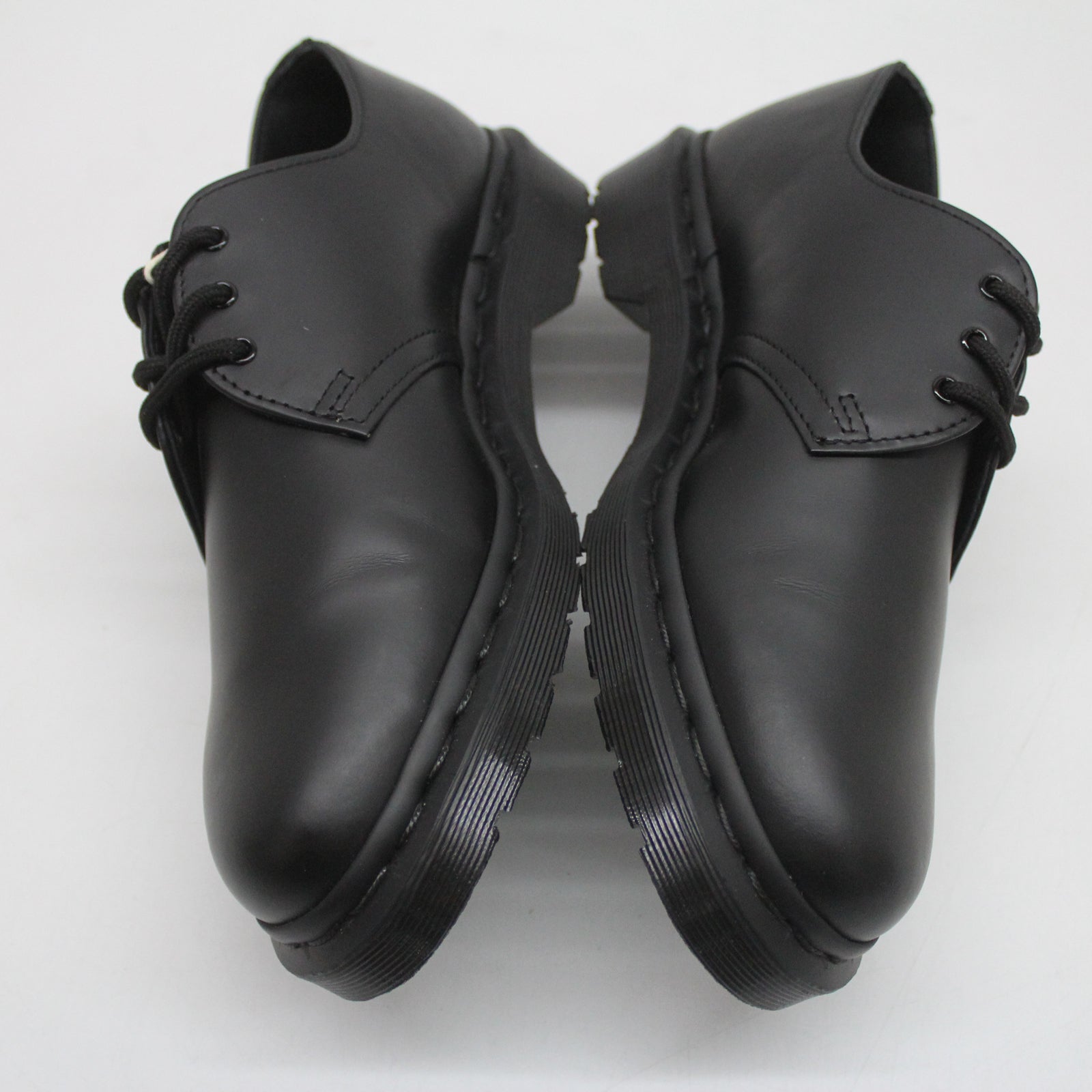 Dr. Martens 1461 3-Eyelet Mono Smooth 14345001 Unisex Shoes - Black - 6.5#color_black