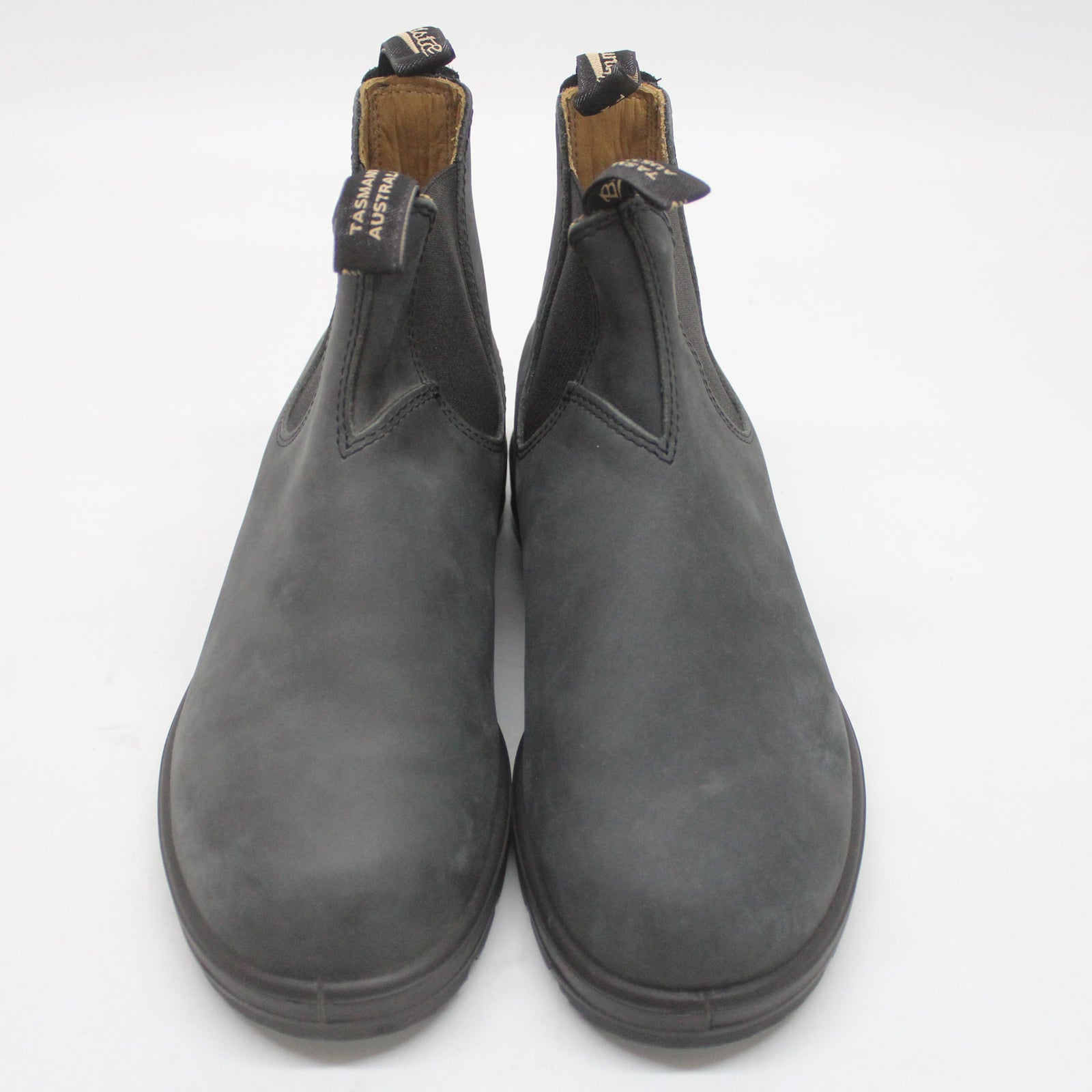 Blundstone 1308 1308-BLACK Leather Unisex Boots - Rustic Black - 8#color_rustic black