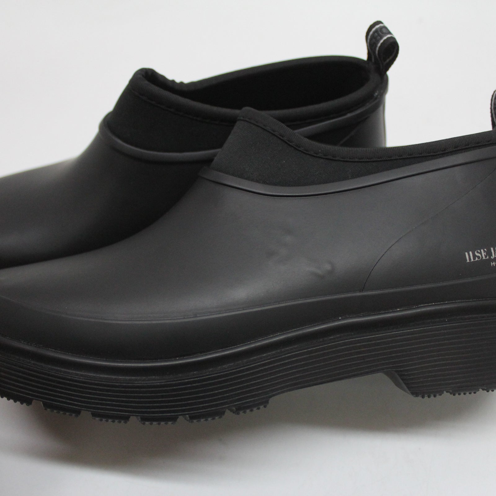 Ilse Jacobsen Rub Air 02 RUBAIR02-001 Rubber Womens Shoes - Black - 39#color_black