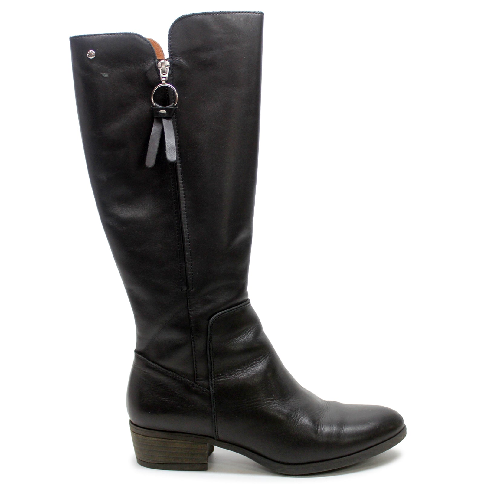 Pikolinos Daroca W1U-9653 Leather Womens Boots - Black - 39#color_black