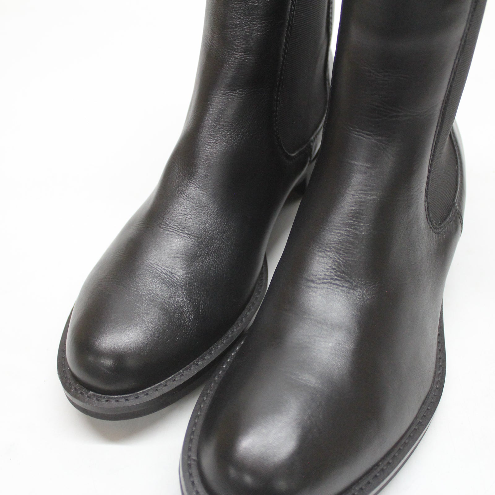 Ecco Sartorelle 25 266503 266503-01001 Full Grain Leather Womens Boots - Black - 41#color_black
