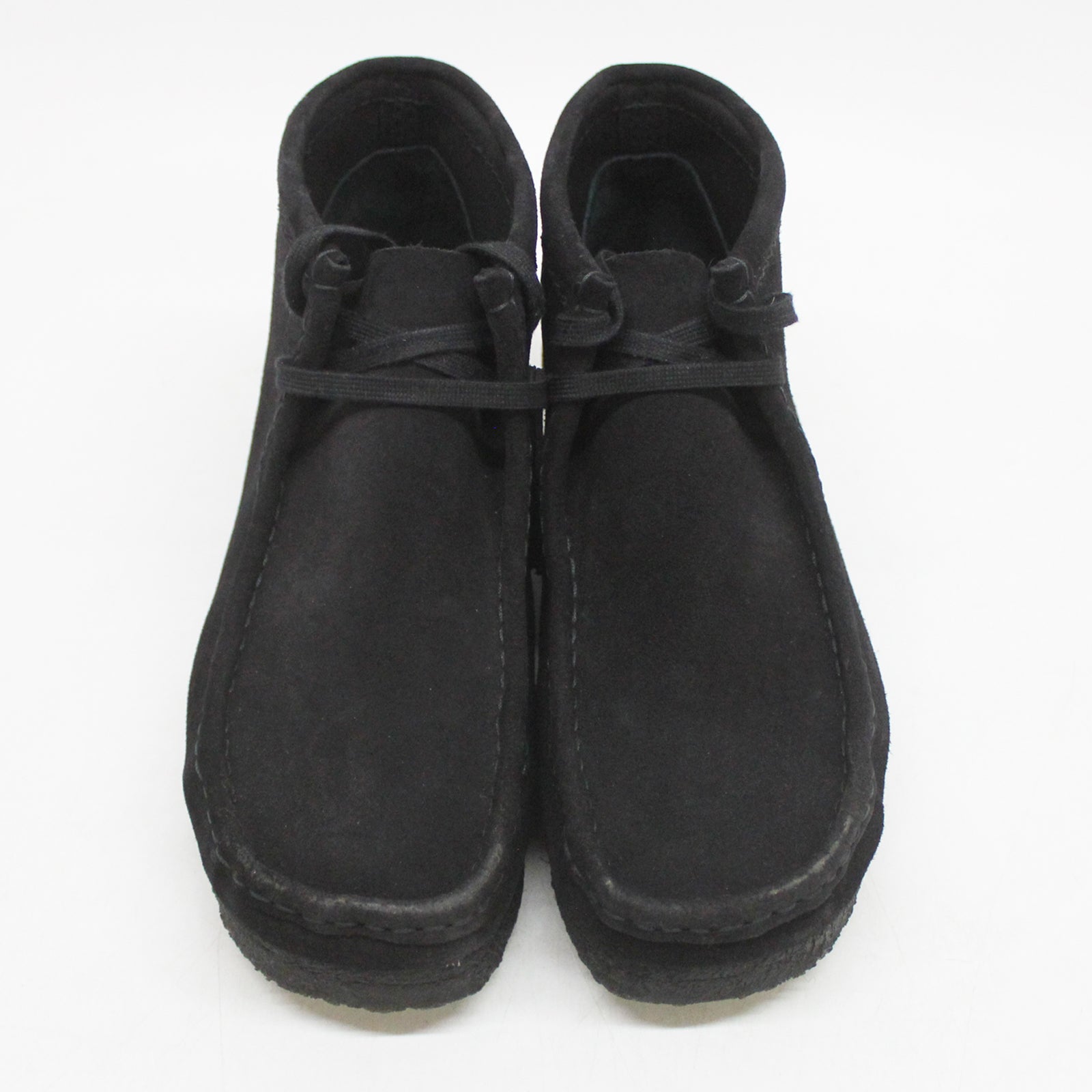 Clarks Originals Wallabee Boot 26155517G Suede Mens Boots - Dark Black - 42.5#color_dark black
