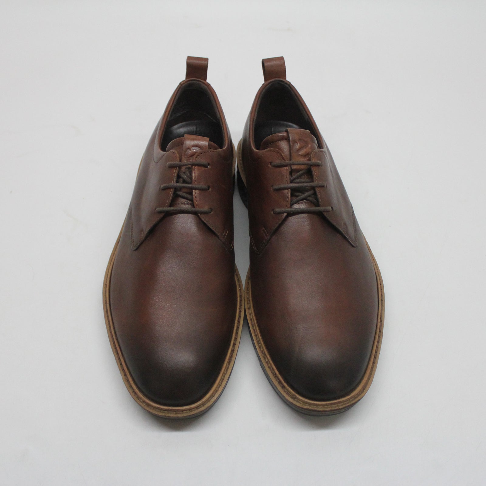 Ecco ST 1 Hybrid 836404 836404-01053 Leather Mens Shoes - Cognac - 42#color_cognac