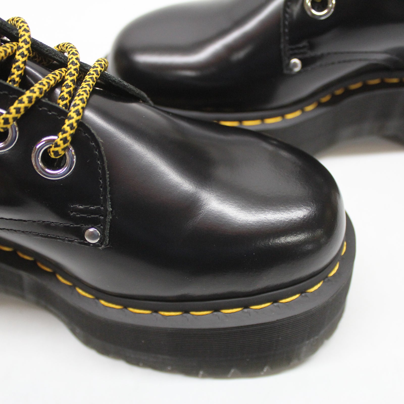 Dr. Martens Jadon Max 25566001 Buttero Leather Womens Boots - Black - 6.5#color_black