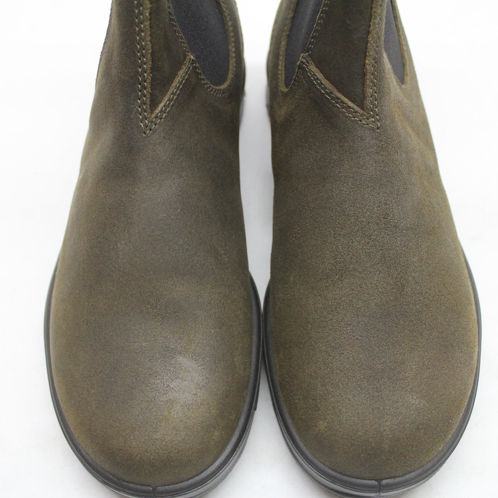 Blundstone 1615 1615 Suede Unisex Boots - Dark Olive - 9.5#color_dark olive