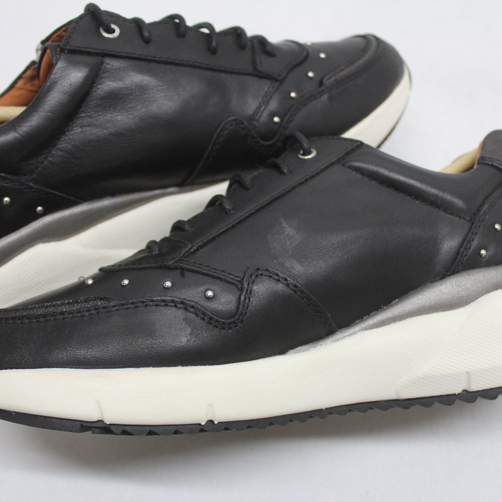 Pikolinos Sella W6Z-6500 W6Z-6500 Leather Womens Trainers - Black - 39#color_black