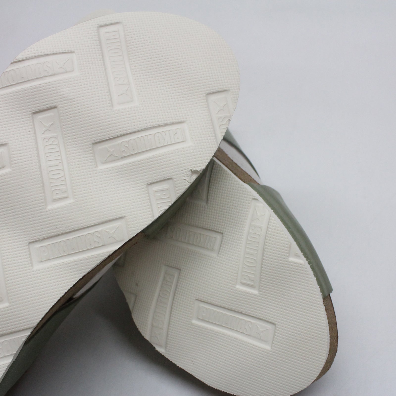 Pikolinos Mahon W9E-0912 Leather Womens Sandals - Mint Green - 40#color_mint green
