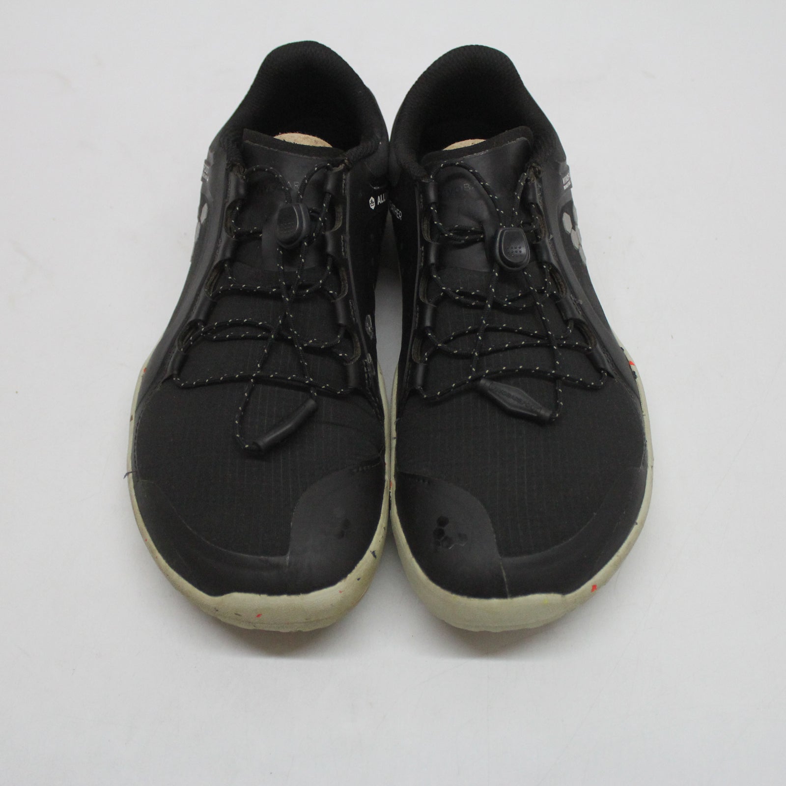 Vivobarefoot Primus Trail II All Weather FG 206096-05 Textile Synthetic Womens Trainers - Obsidian - 39#color_obsidian