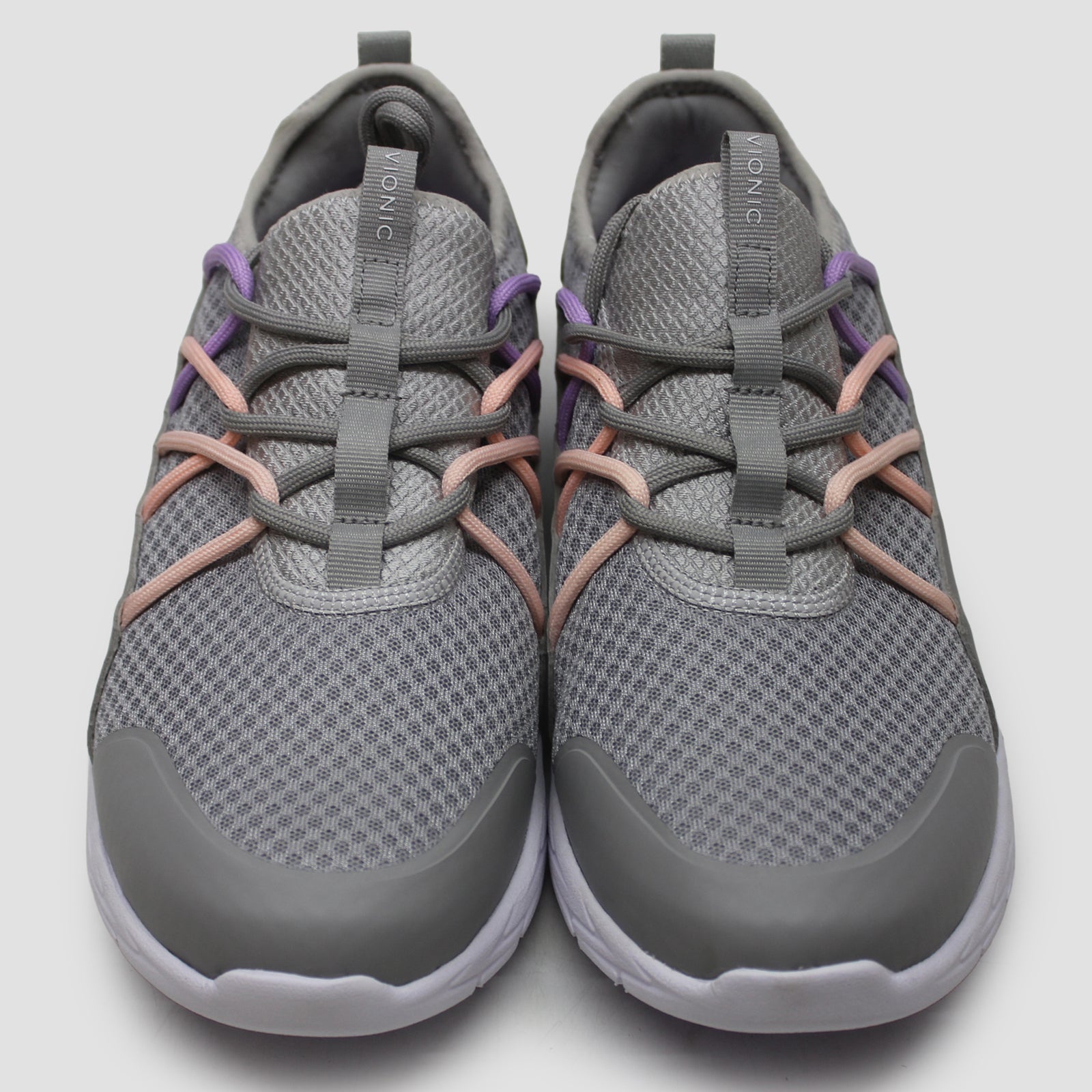 Vionic Brisk Zeliya ZELIYA-GRY Synthetic Textile Womens Trainers - Grey - W - 42#color_grey