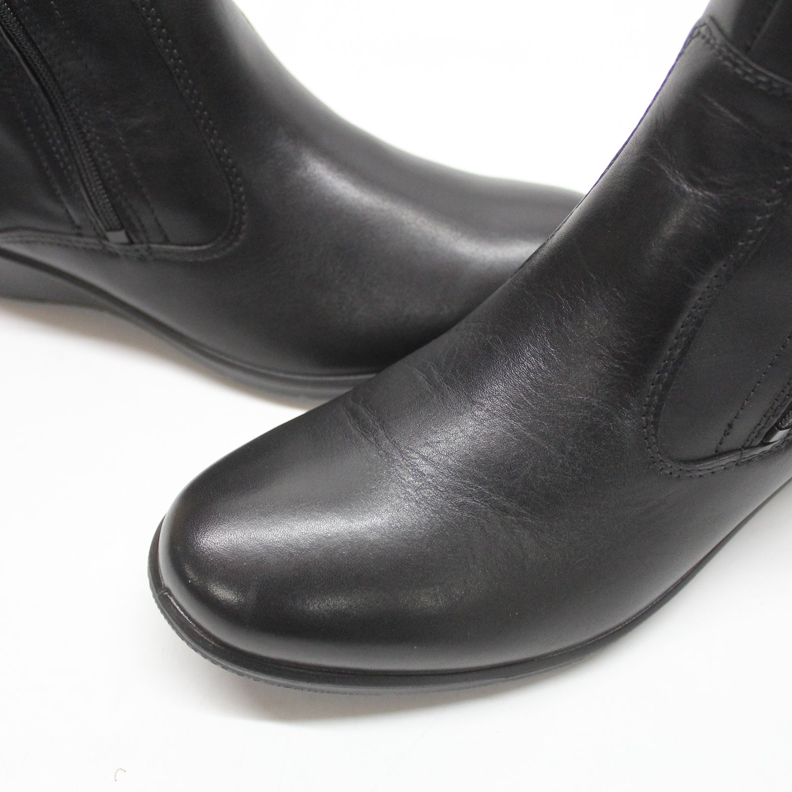 Ecco Felicia 217143 217143-01001 Leather Womens Boots - Black - 41#color_black