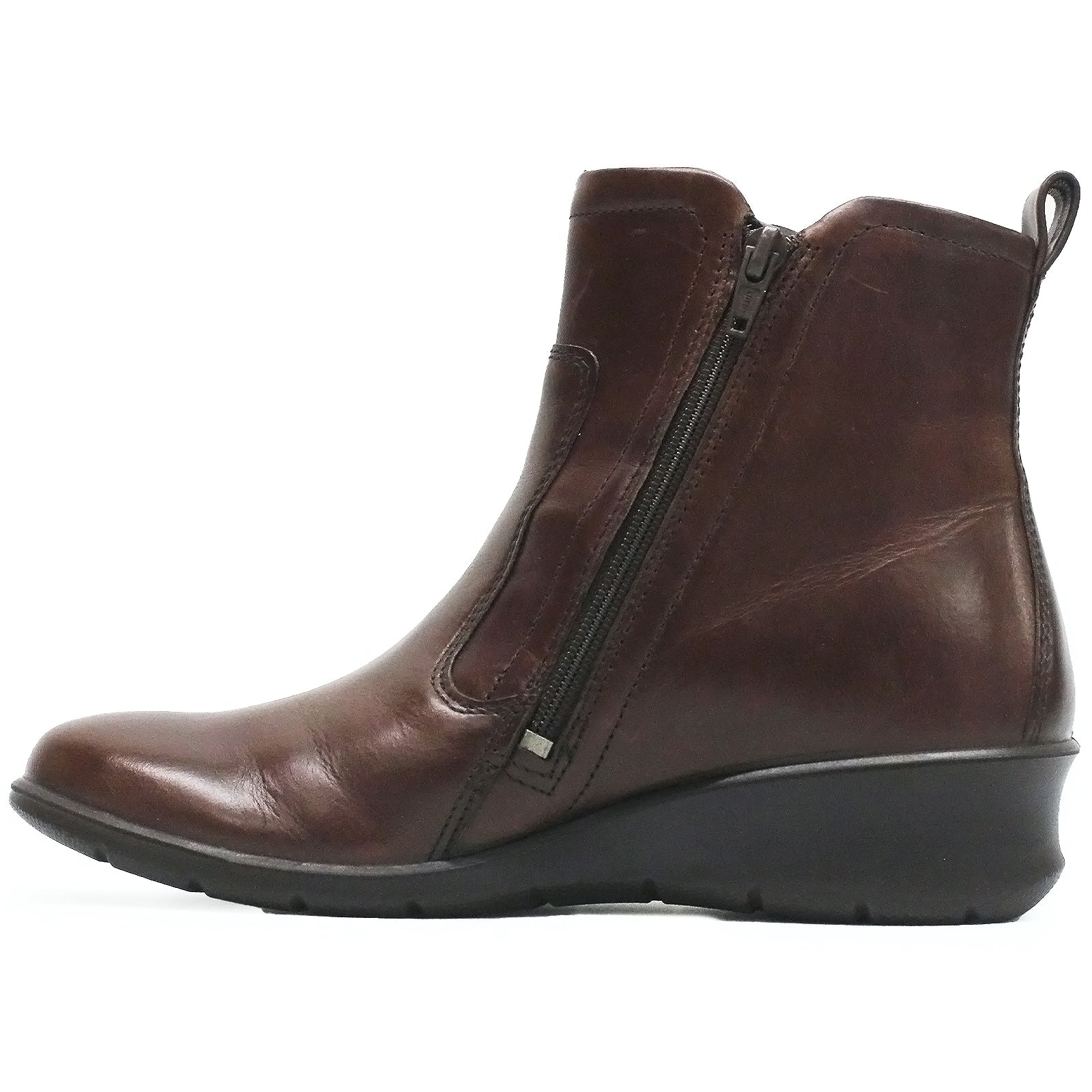 Ecco Felicia 217143 217143-01667 Leather Womens Boots - Potting Soil - 38#color_potting soil