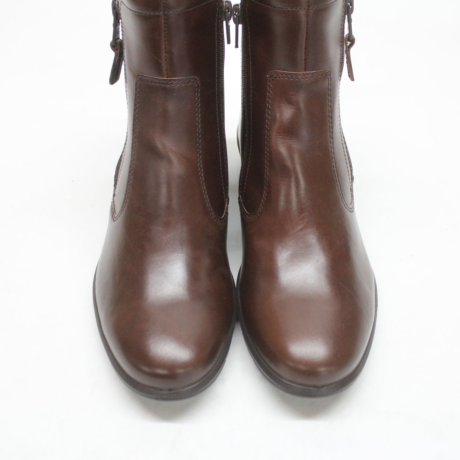 Ecco Felicia 217143 217143-01667 Leather Womens Boots - Potting Soil - 39#color_potting soil