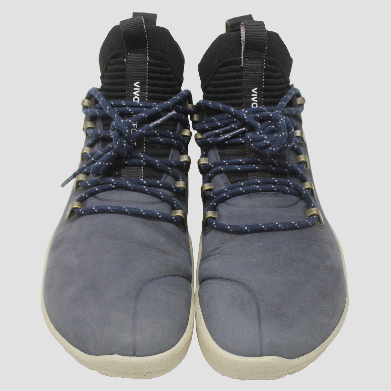 Vivobarefoot Magna FG 209080-05 Leather Textile Womens Trainers - Dress Blue - 40#color_dress blue