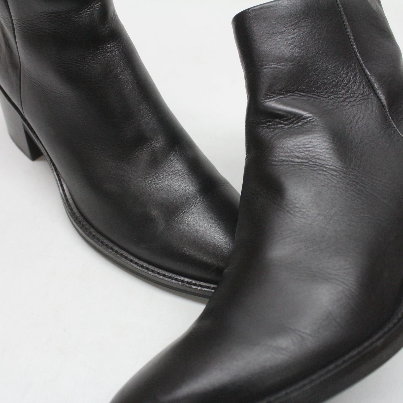 Ecco Shape 35 Sartorelle 212303 212303-01001 Leather Womens Boots - Black - 39#color_black