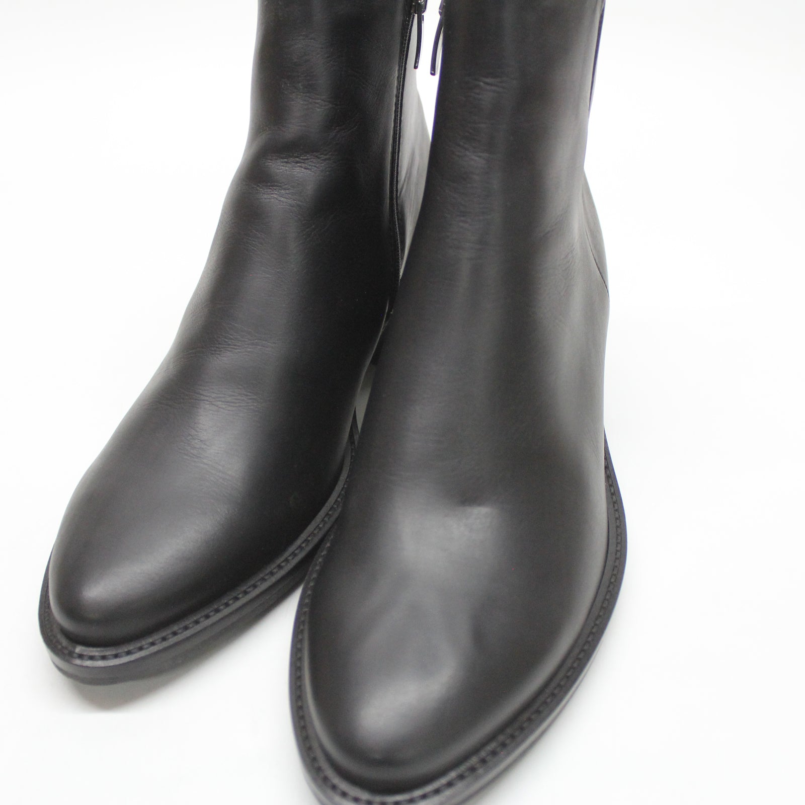 Ecco Shape 35 Sartorelle 212303 212303-01001 Leather Womens Boots - Black - 40#color_black