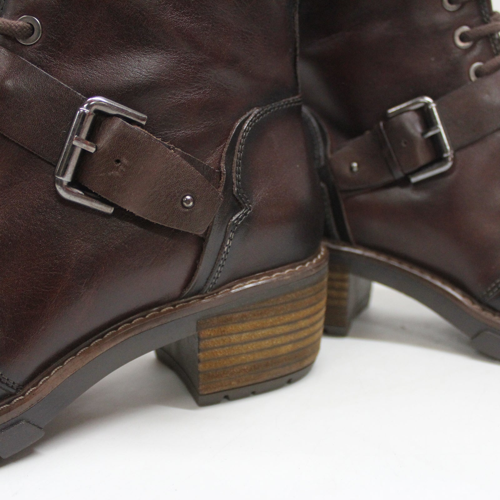 Pikolinos San Sebastia W1T W1T-9624 Leather Womens Boots - Caoba - 40#color_caoba