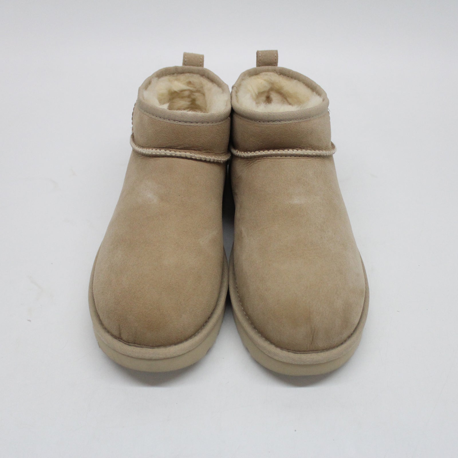 Ugg Classic Ultra Mini 1116109-SAN Suede Womens Boots - Sand - 40#color_sand