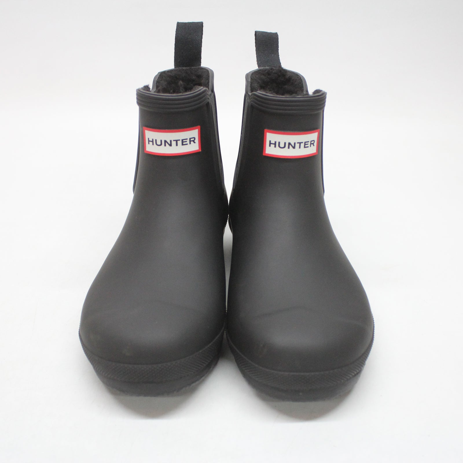 Hunter Original Insulated Chelsea WFS1003RMA-BLK Rubber Womens Boots - Black - 38#color_black