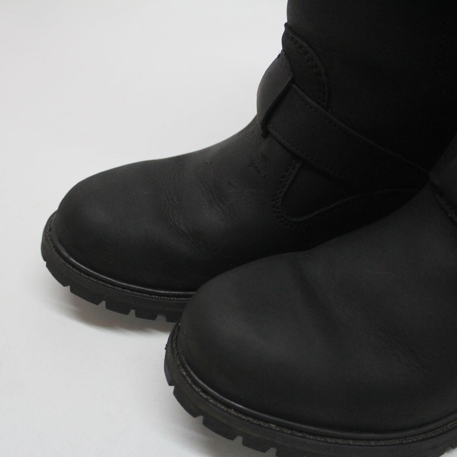 Timberland Nellie Mid 08712A-001 Nubuck Womens Boots - Black - 39.5#color_black