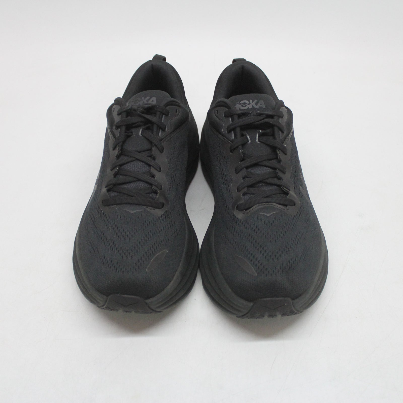 Hoka Bondi 8 1123202-BBLC Textile Mens Trainers - Black Black - 10.5#color_black black