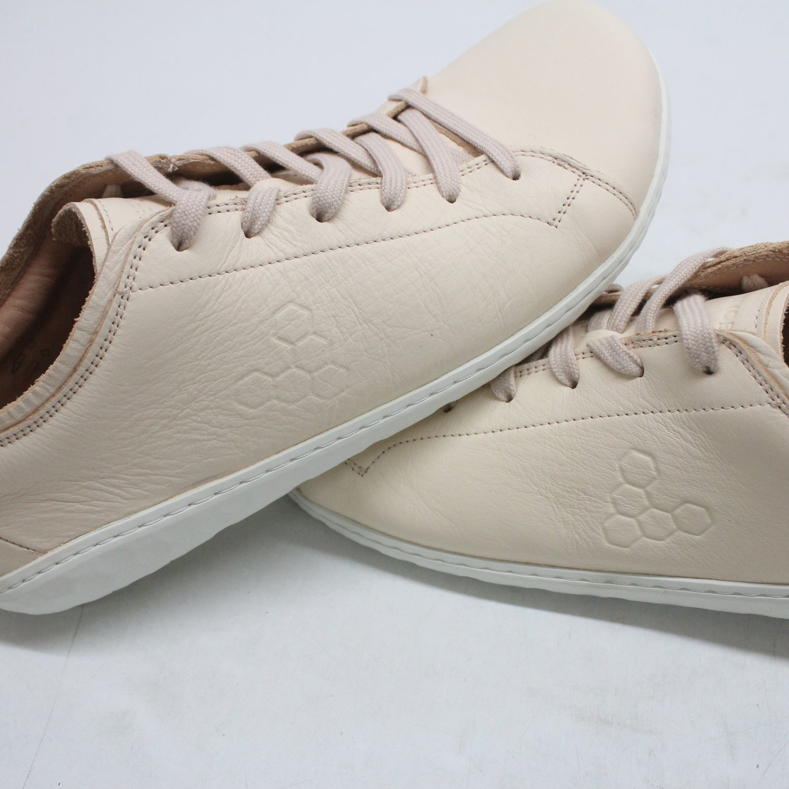 Vivobarefoot Geo Court III 301056-04 Leather Mens Trainers - Natural - 42#color_natural