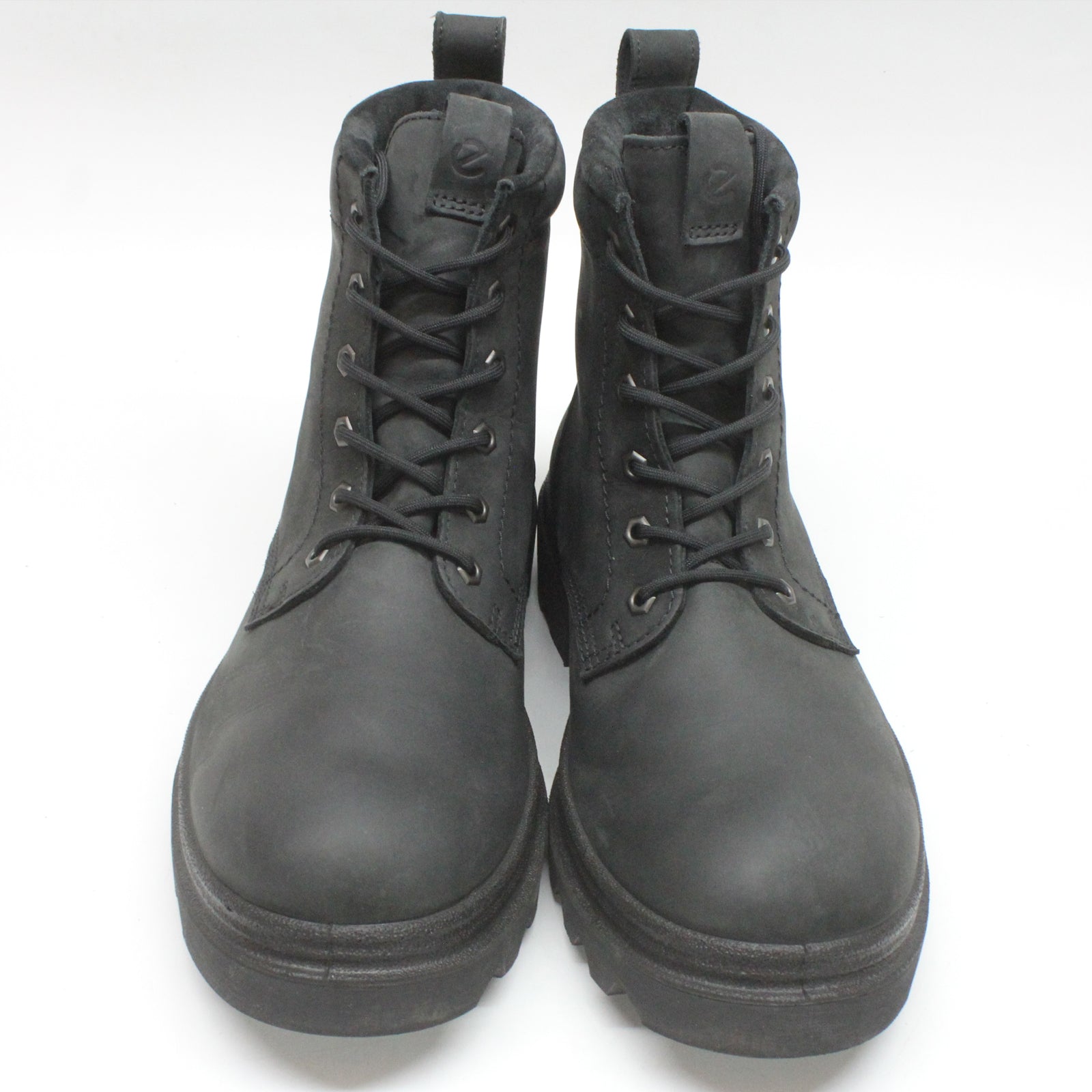 Ecco Grainer 214714-02001 Nubuck Mens Boots - Black - 43#color_black