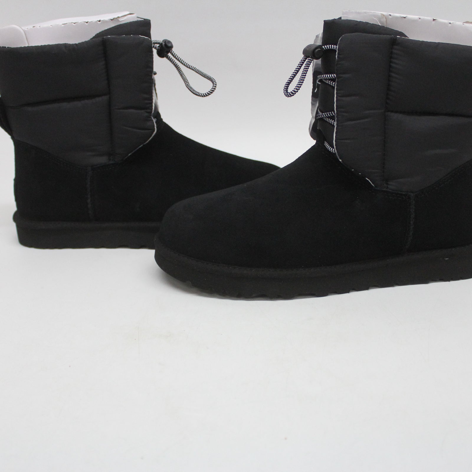 Ugg Classic Maxi Toggle 1130670-BLK Suede Synthetic Womens Boots - Black - 39#color_black