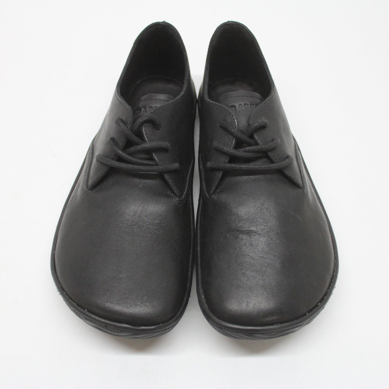 Vivobarefoot Addis Oxford 302029-01 Leather Mens Shoes - Black - 40#color_black