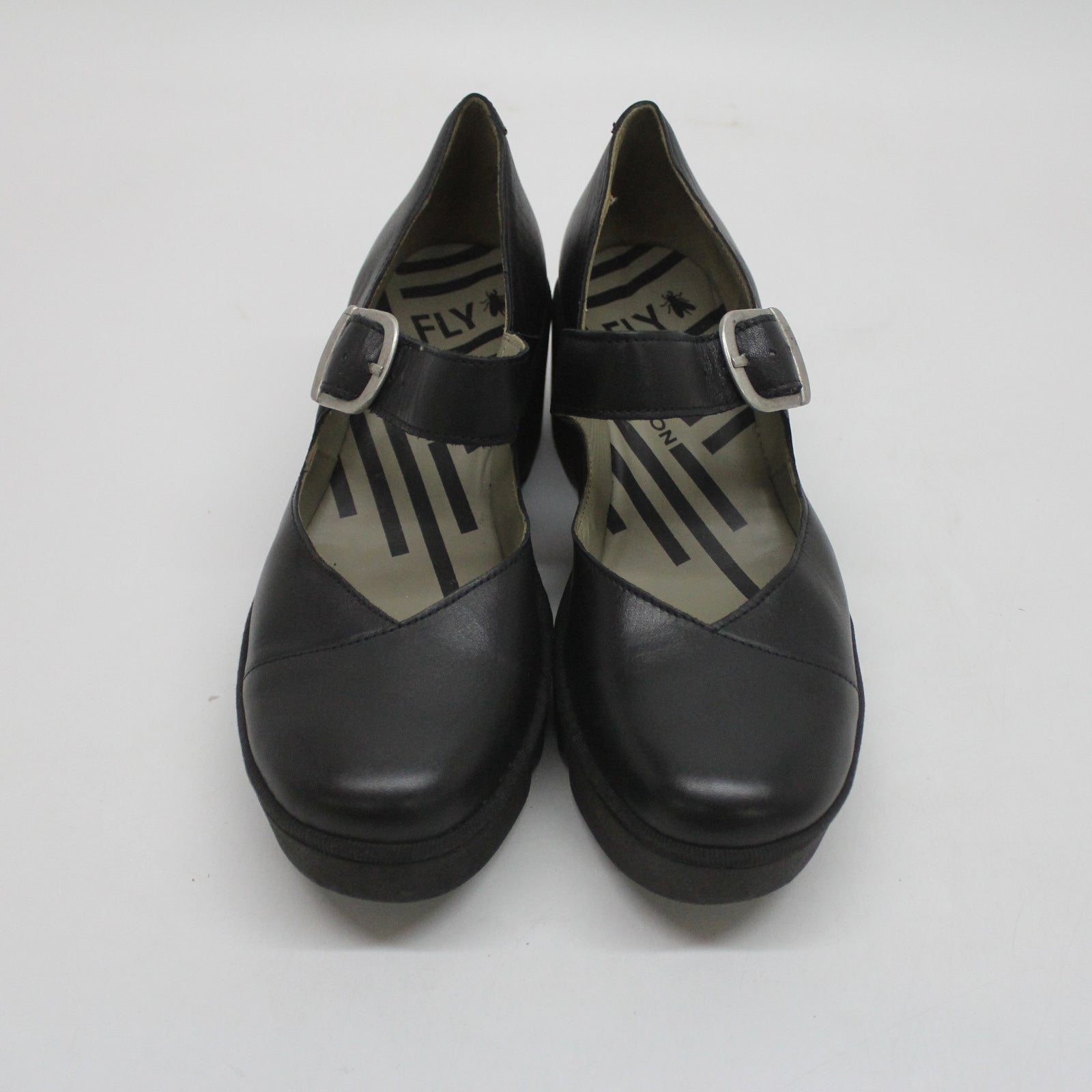 Fly London BAXE428FLY P501428006 Leather Womens Shoes - Black - 40#color_black