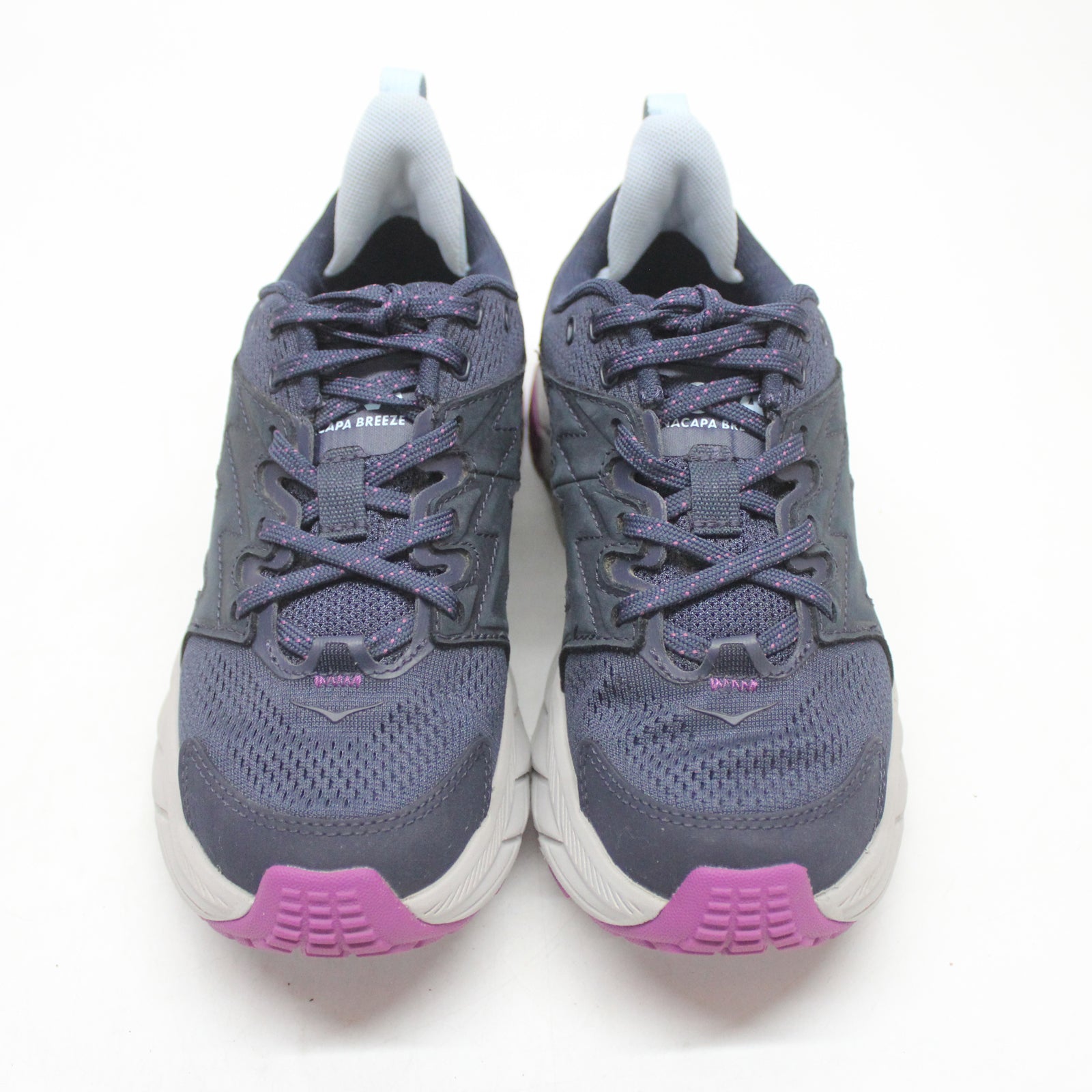 Hoka Anacapa Breeze Low 1127921-OSHM Textile Synthetic Womens Trainers - Outer Space Harbor Mist - 4#color_outer space harbor mist