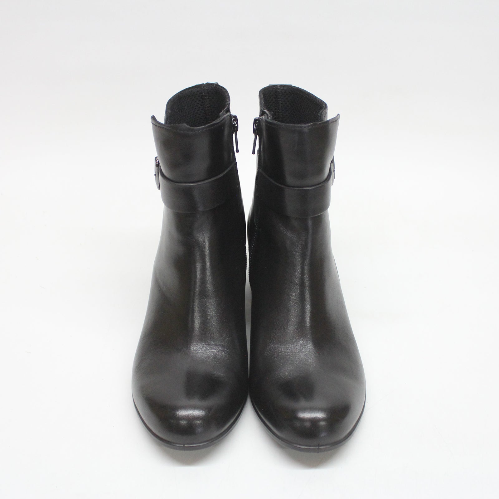 Ecco Dress Classic 35 209913 209913-01001 Full Grain Leather Womens Boots - Black - 37#color_black
