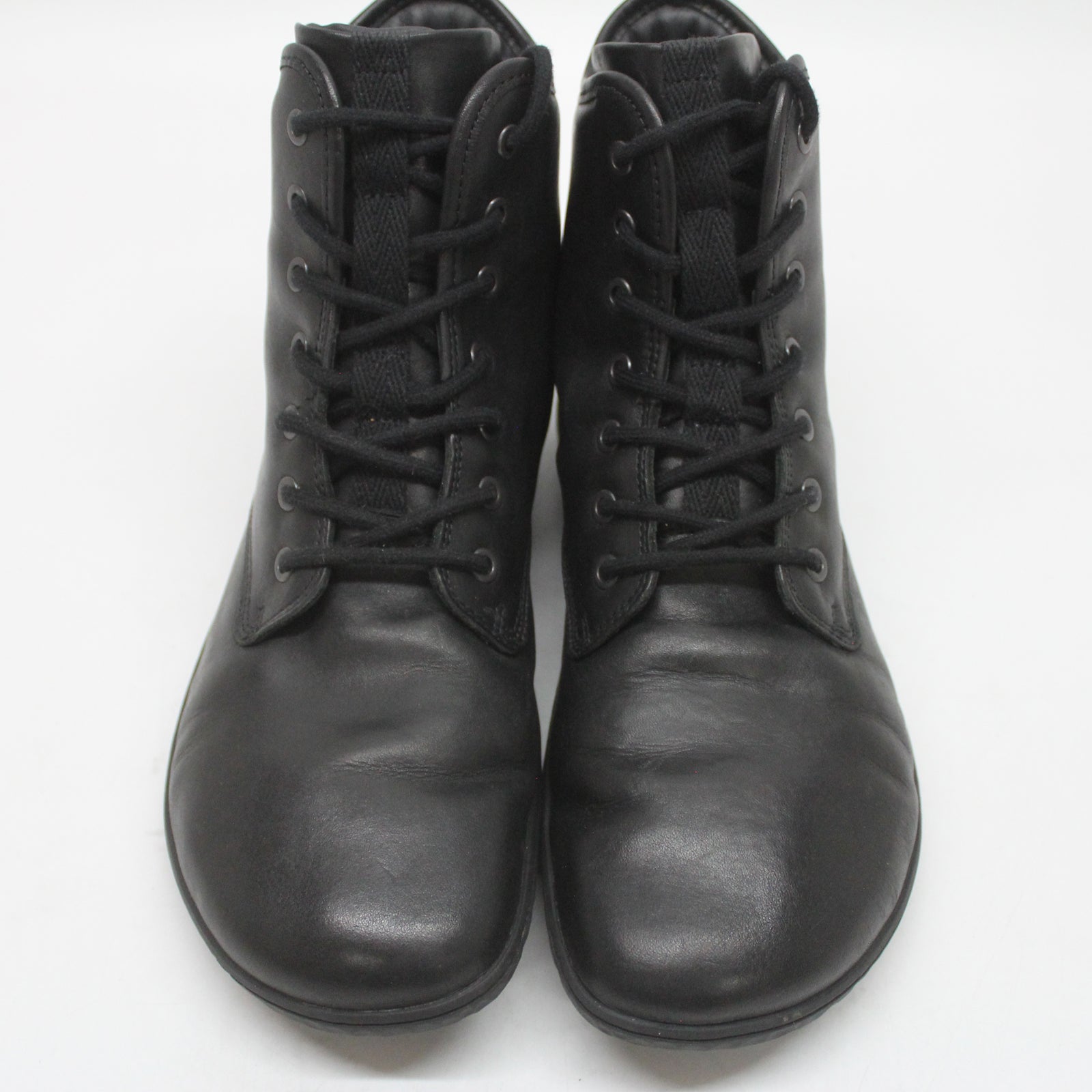 Vivobarefoot Scott IV 301133-01 Full Grain Leather Mens Boots - Obsidian - 42#color_obsidian