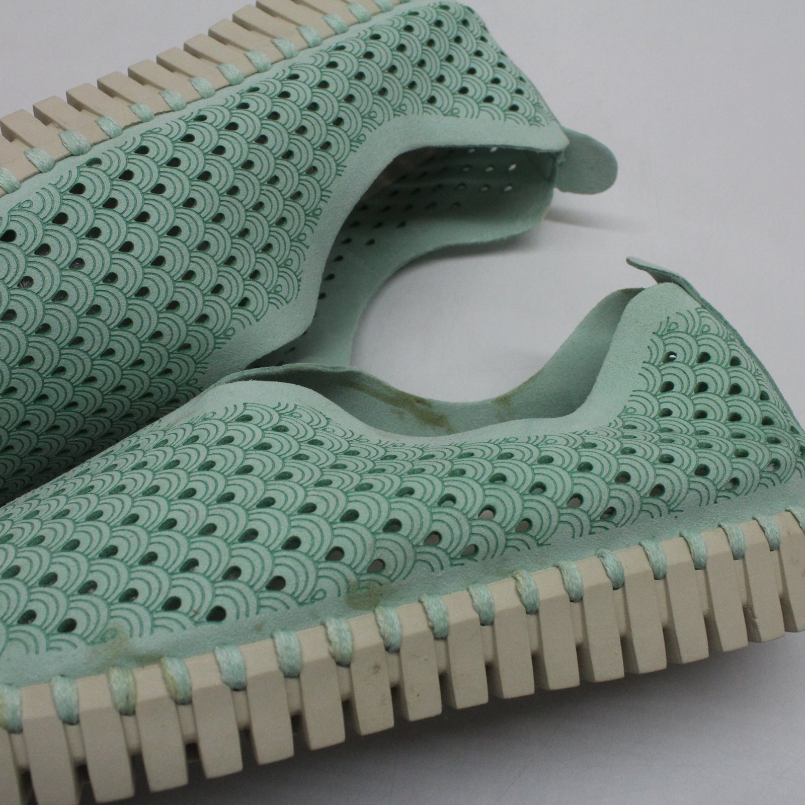 Ilse Jacobsen Tulip 3275 TULIP3275-463 Textile Womens Shoes - Laurel Green - 37#color_laurel green