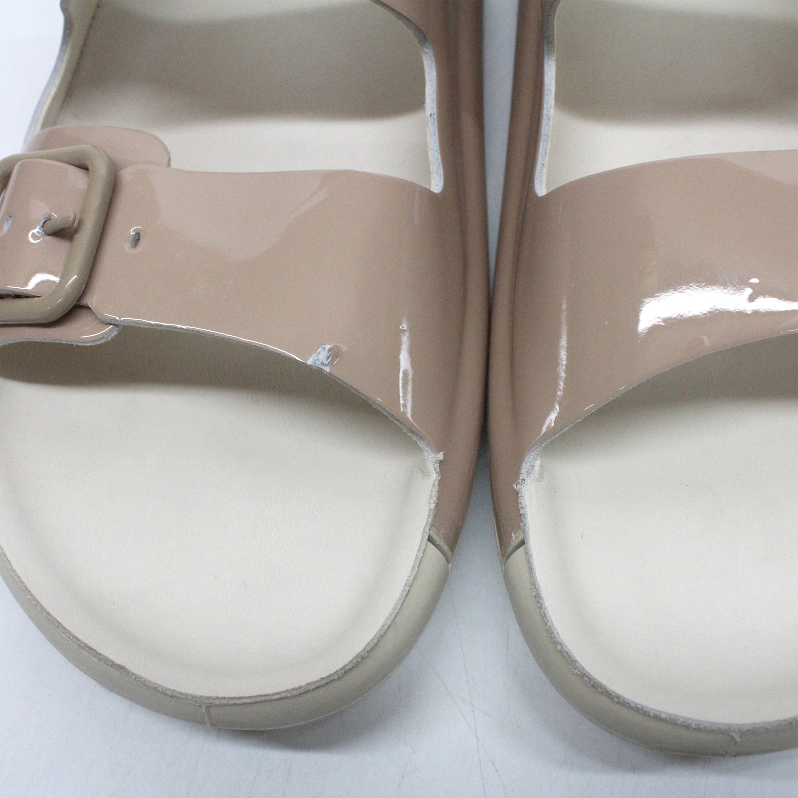 Ecco Cozmo 206833-01084 Leather Womens Sandals - Nude - 39#color_nude