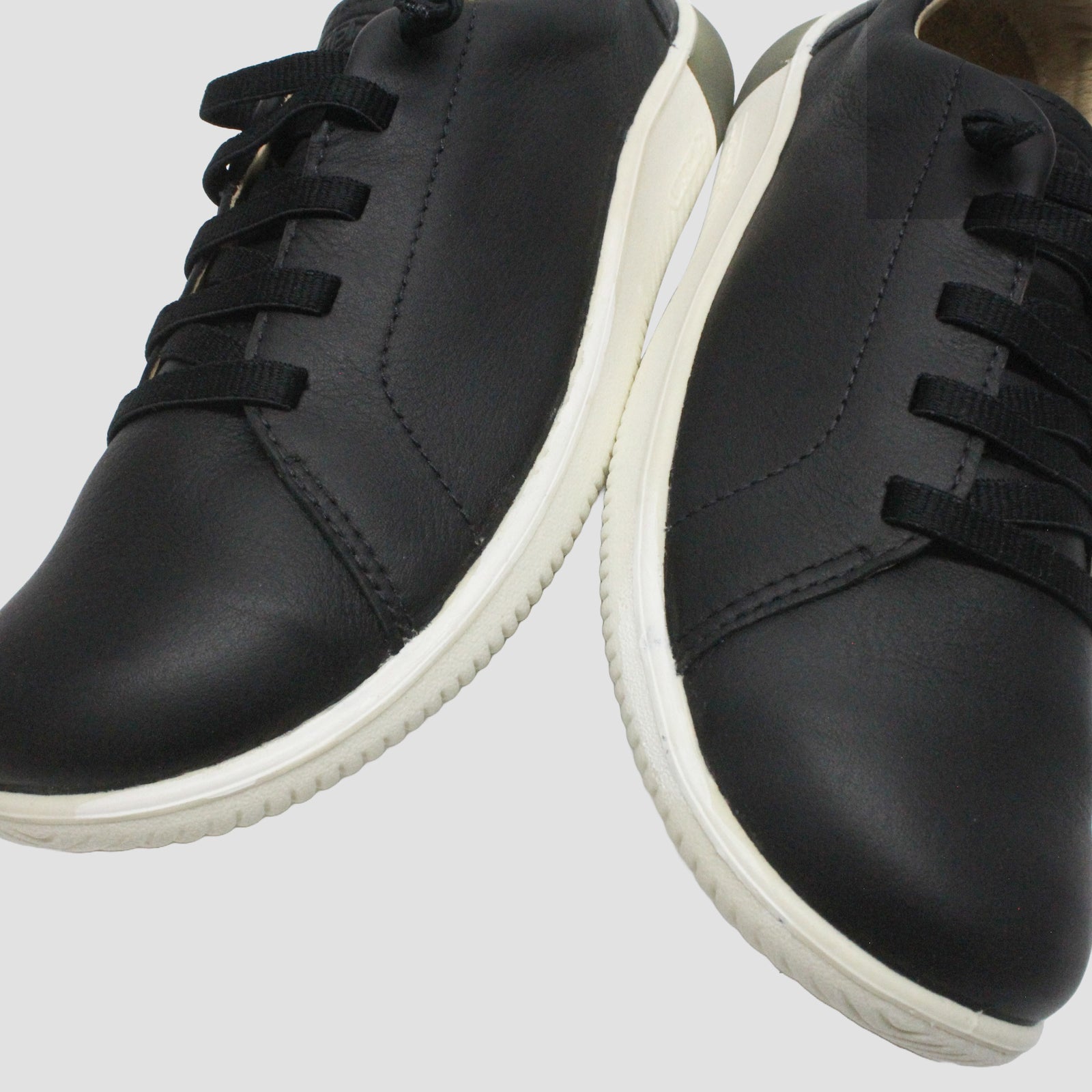 Keen KNX Lace 1028351 Leather Mens Trainers - Black Star White - 42#color_black star white