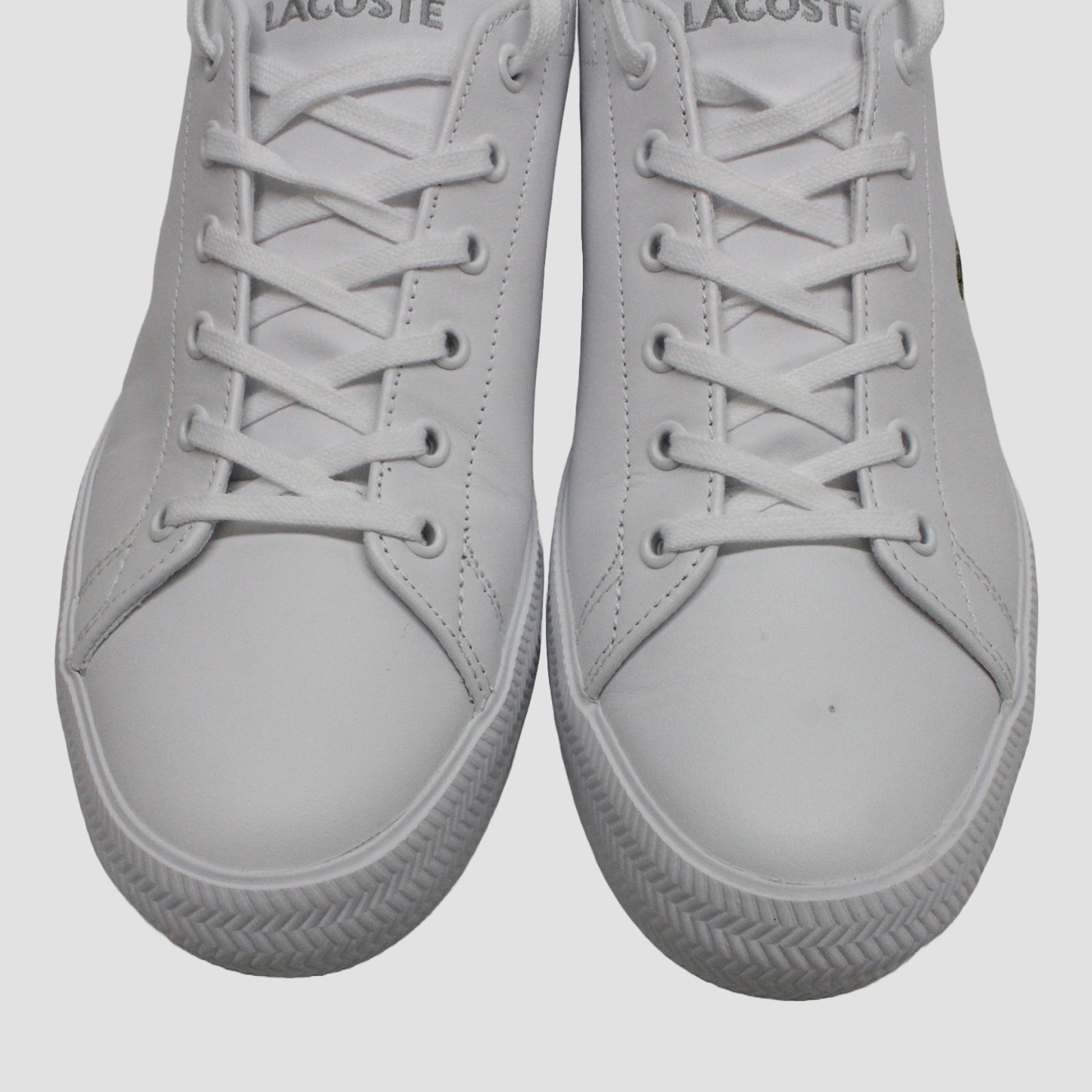 Lacoste Gripshot BL 7-41CFA002021G Leather Synthetic Womens Trainers - White White - 40#color_white white