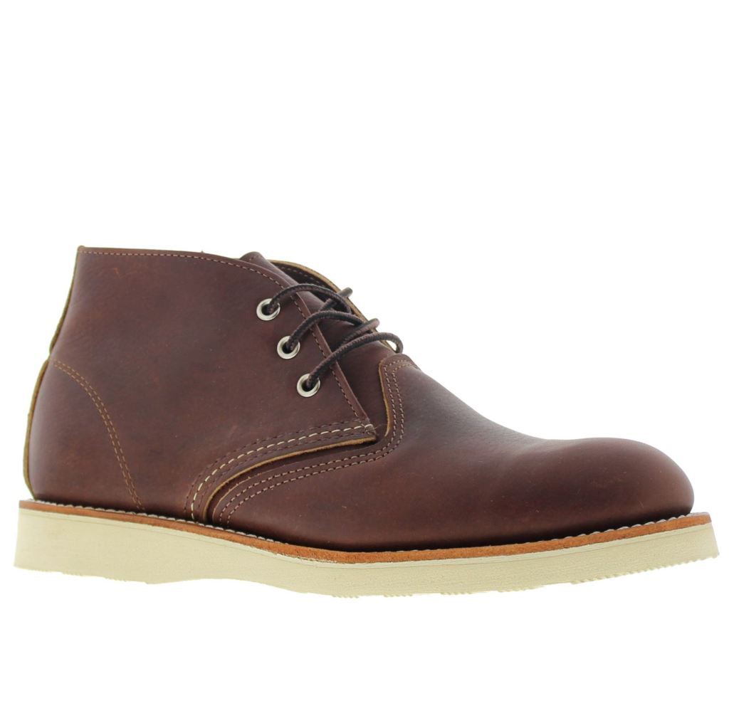 Red Wing 3141 Classic Men's Chukka Shoes#color_dark brown