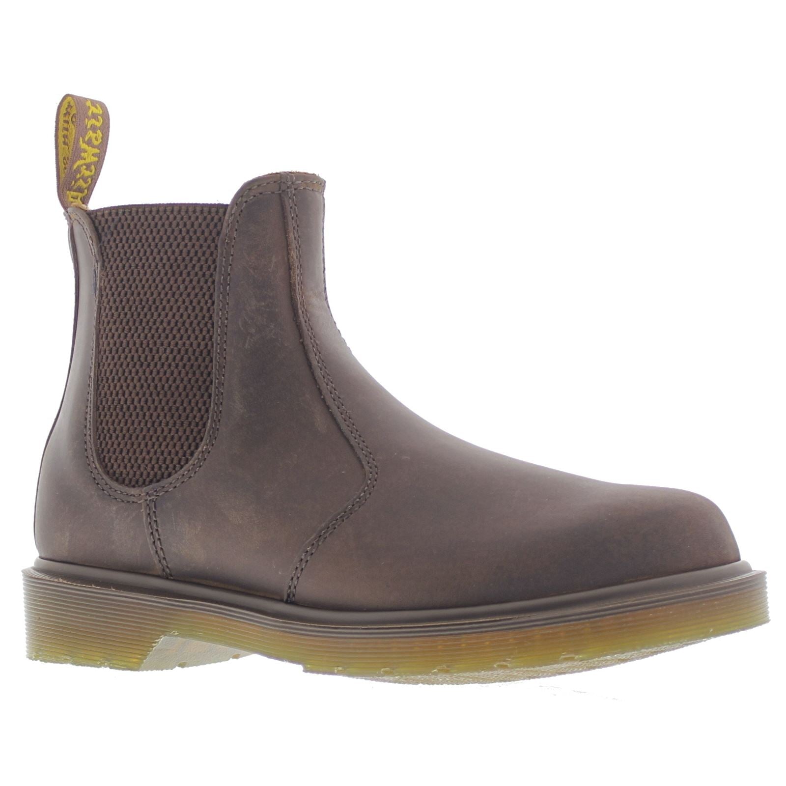 Dr. Martens 2976 Nubuck Leather Women's Chelsea Boots#color_brown