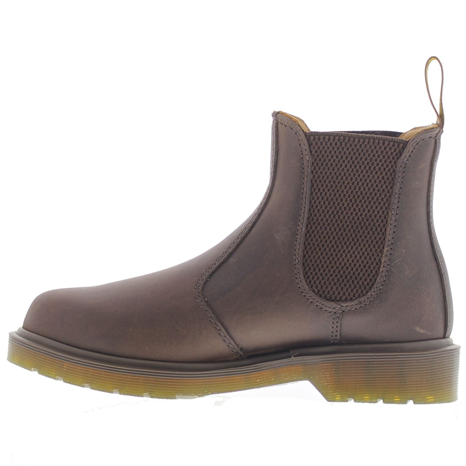 Dr. Martens 2976 Nubuck Leather Women's Chelsea Boots#color_brown