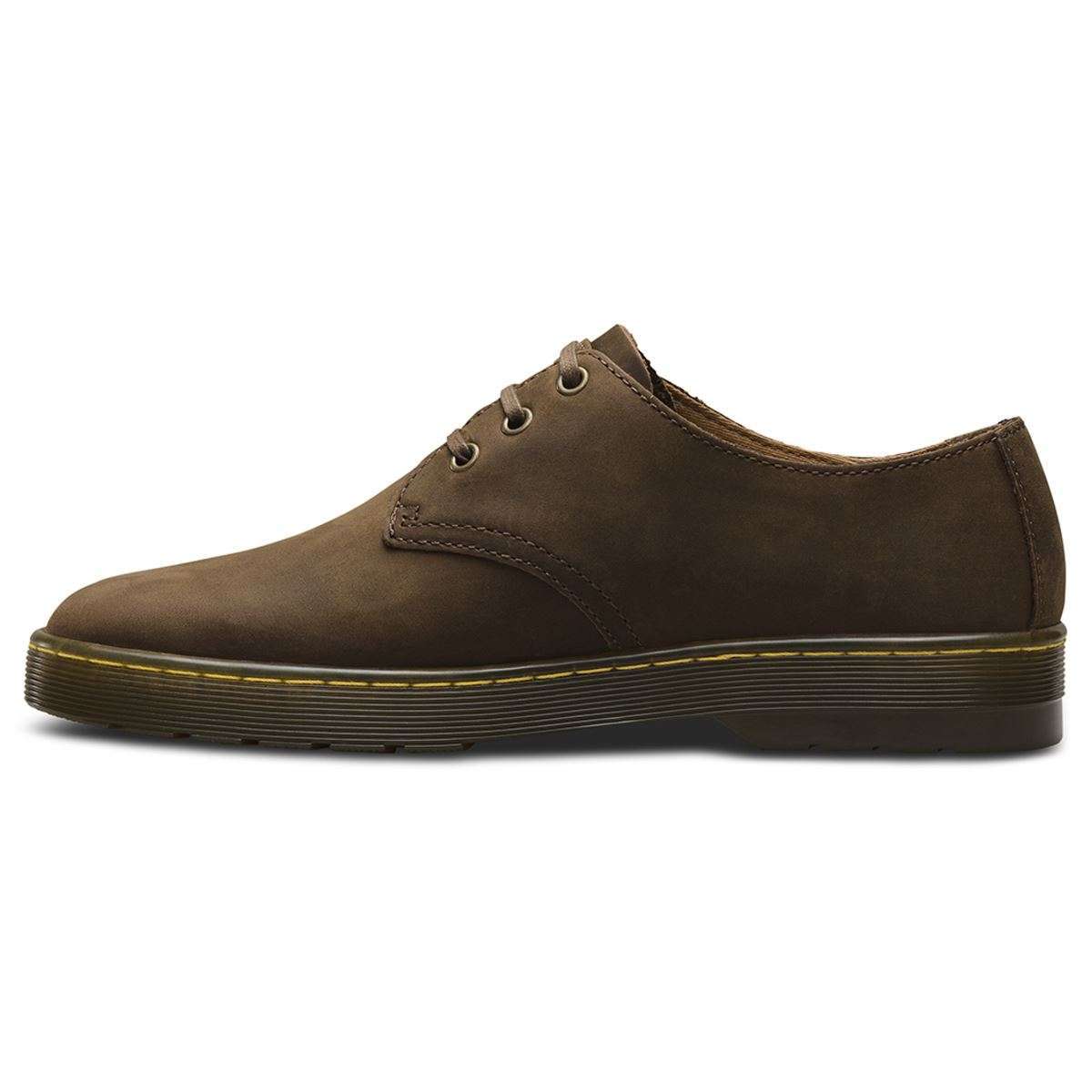 Dr.Martens Coronado Crazy Horse 3 Eyelets Brown Mens Shoes#color_brown