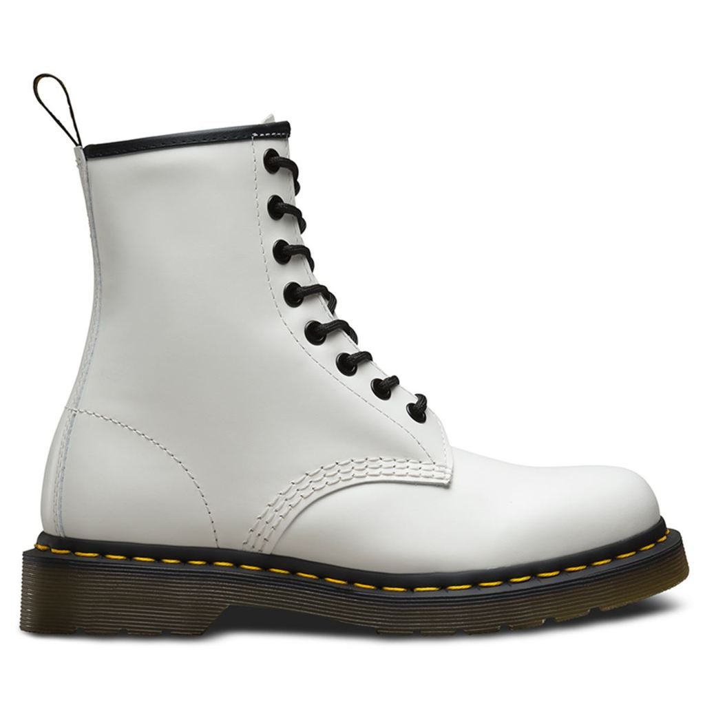 Dr. Martens 1460 Smooth Leather Unisex Boots#color_white