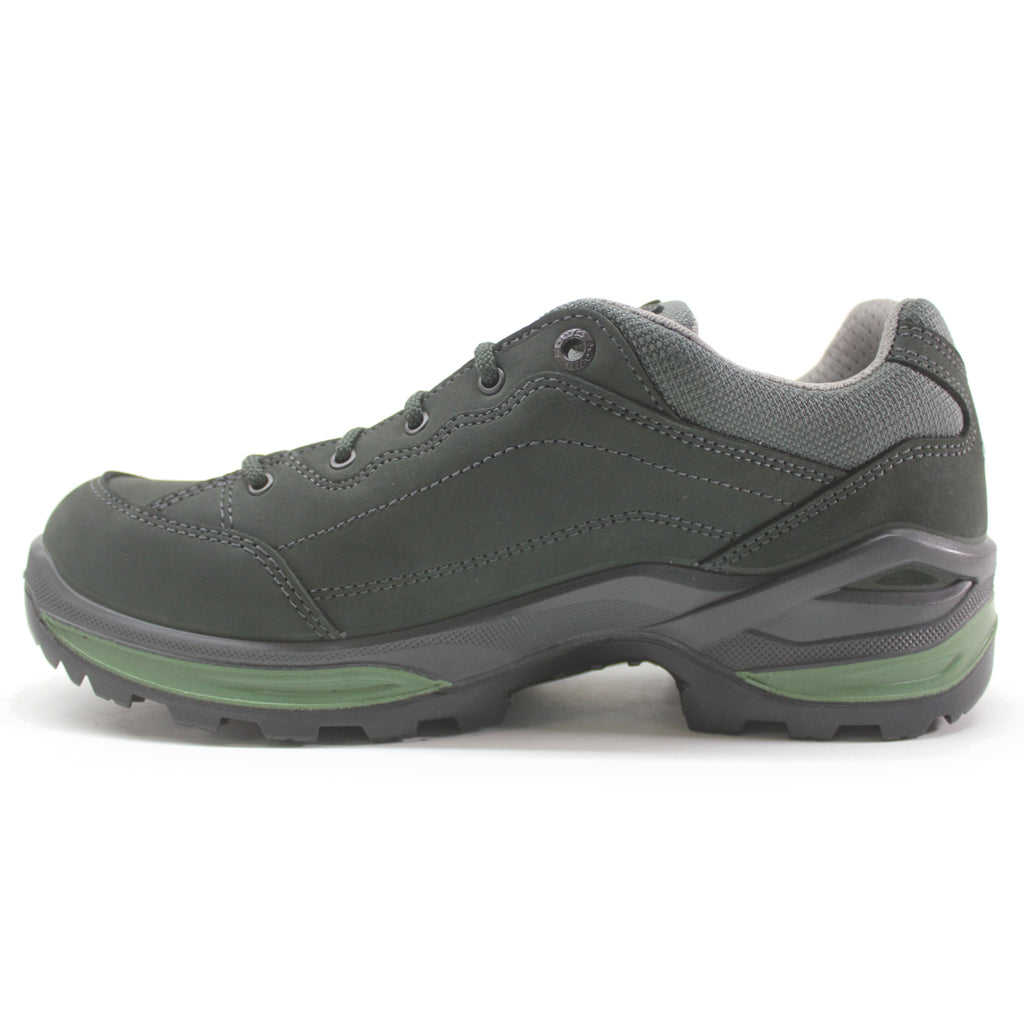 Lowa Renegade GTX Lo Nubuck Leather Women's Hiking Shoes#color_graphite jade