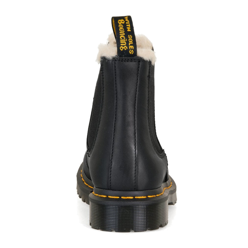 Dr. Martens Leonore Black Women's Leather Chelsea Boots#color_black