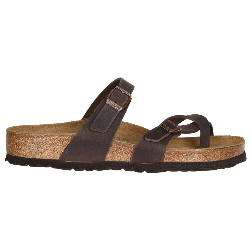 Birkenstock Mayari Brown Womens Comfort Leather Sandals - UK 5