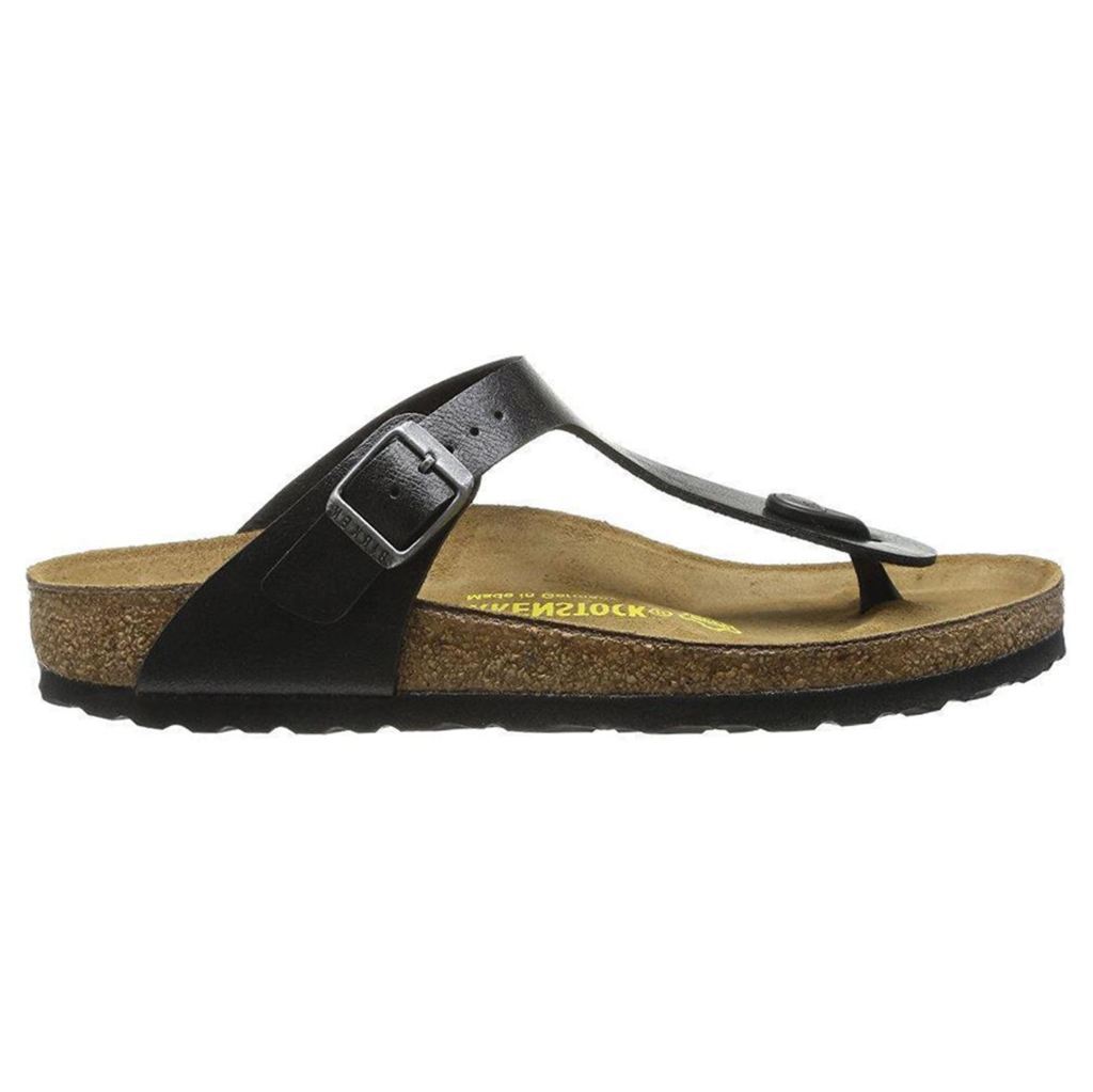 Birkenstock Womens Gizeh Birko-Flor Sandals#color_graceful licorice