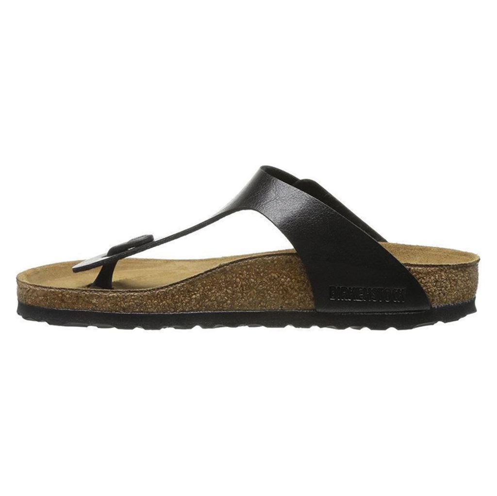 Birkenstock Womens Gizeh Birko-Flor Sandals#color_graceful licorice