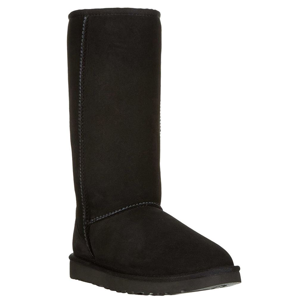 Ugg Australia Womens Classic Tall II Sheepskin Boots#color_black