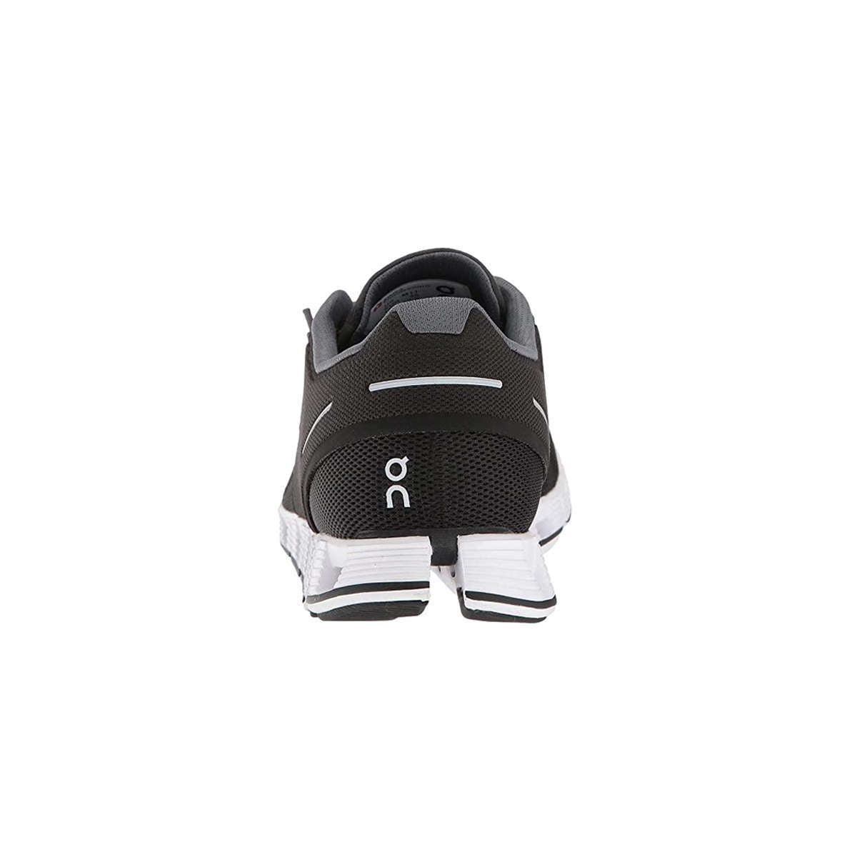 On Cloud Black White Men's Mesh Running Shoes#color_black white